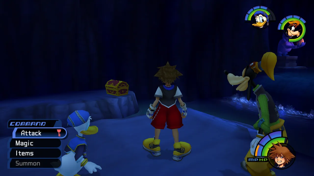 Agrabah Cave of Wonders Dark Chamber Across from Relic Chamber Entrance Chest